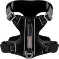 BARKBAY Dog Harness No Pull with ID Tag Pocket - Heavy Duty, Reflective, Easy Control for Large Dogs(Black,M)