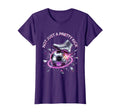 Not Just Pretty Kick Womens Soccer T-Shirt - Minimalist Print for Adults