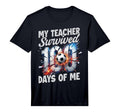 Teacher Survived 100 Days Me 100Th T-Shirt - Fun Novelty Design Men Women