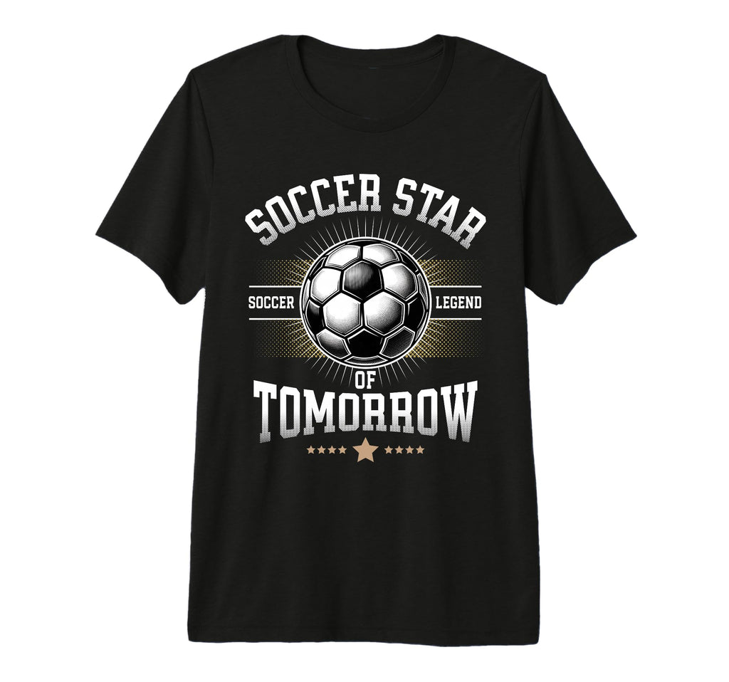 Soccer Star Tomorrow Talent Practice T-Shirt - Trendy Graphic Men Women