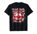 England Football Soccer Player Flag T-Shirt - Custom Art Print Unisex
