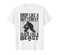 Ice Hockey Goalie Goalkeeper Drop T-Shirt - Custom Art Print Men Women