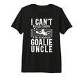 Mens Im Soccer Goalie Uncle Soccer T-Shirt - Minimalist Print Men Women