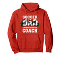 Soccer Dad Louder Than Coach Funny Sports Hoodie - Streetwear Style Unisex