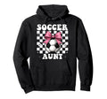 Soccer Aunt Soccer Auntie Coquette Hoodie - Casual Everyday Wear Men Women