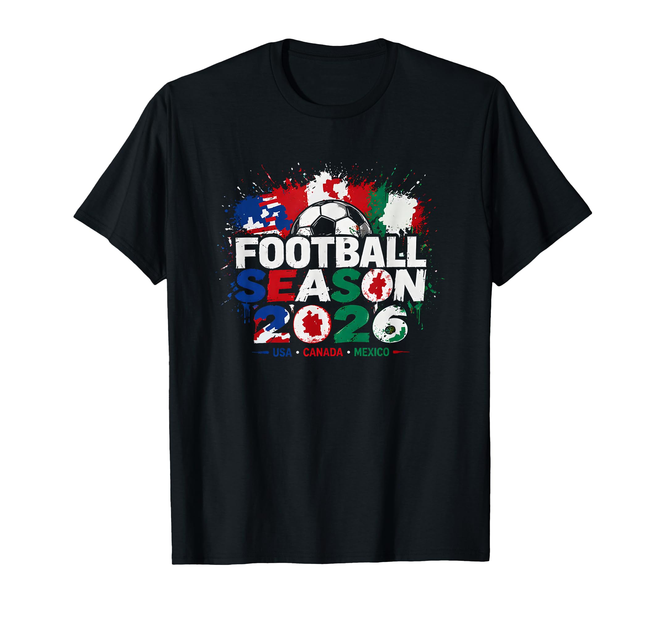 Football Season 2026 Modern Football T-Shirt - Graphic Print Men Women