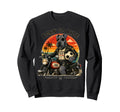 Kerry Blue Terrier Motorbike Love Sweatshirt - Aesthetic Graphic Unisex