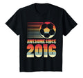Awesome Since 2006 Soccer 10Th T-Shirt - Casual Everyday Wear for Adults