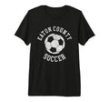 Eaton County Soccer Distressed 90S Tri T-Shirt - Aesthetic Graphic Unisex