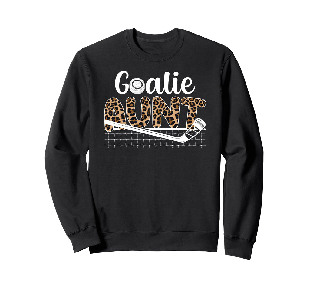 Ice Hockey Goalie Aunt Hockey Keeper Sweatshirt - Custom Art Print Unisex