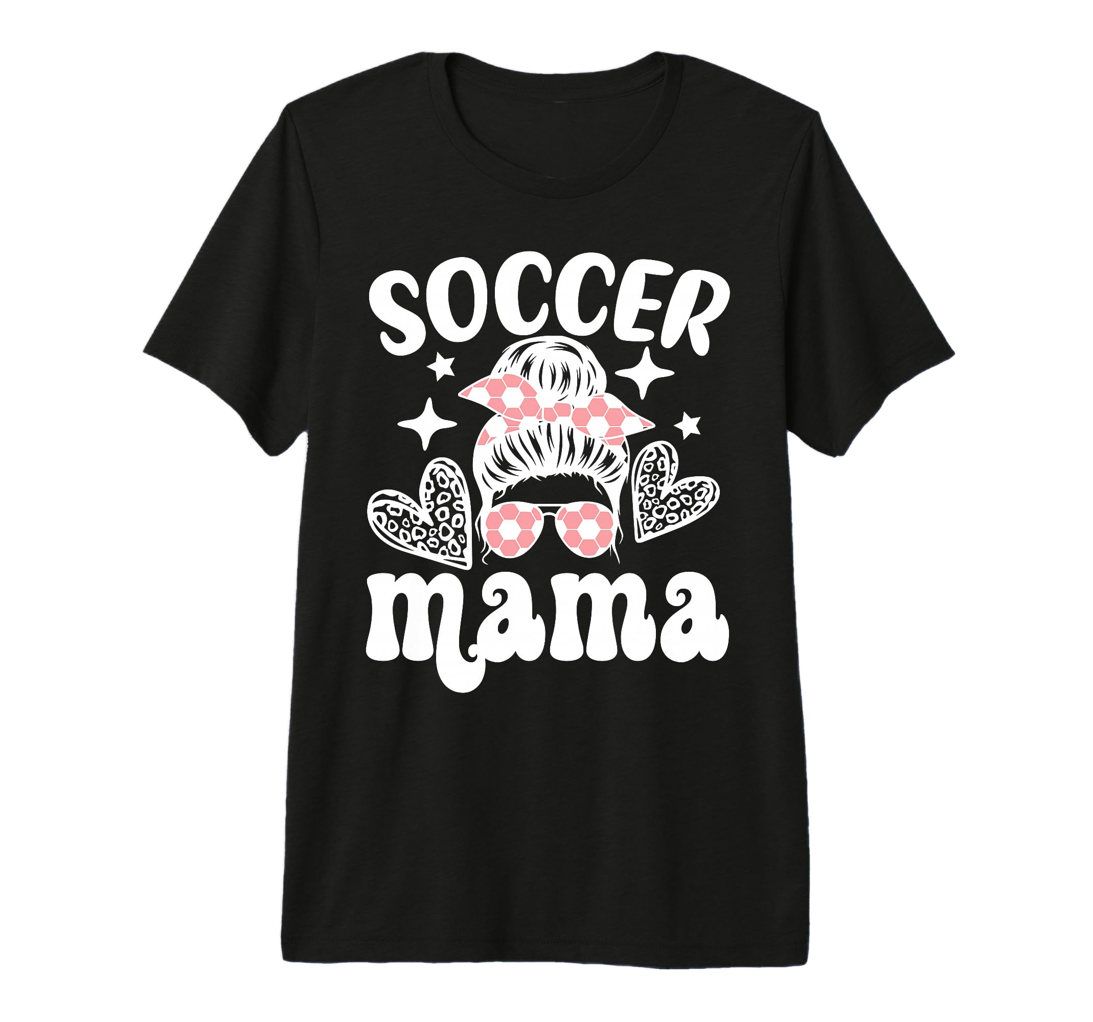Soccer Mama Messy Bun Soccer Mothers T-Shirt - Streetwear Style Men Women