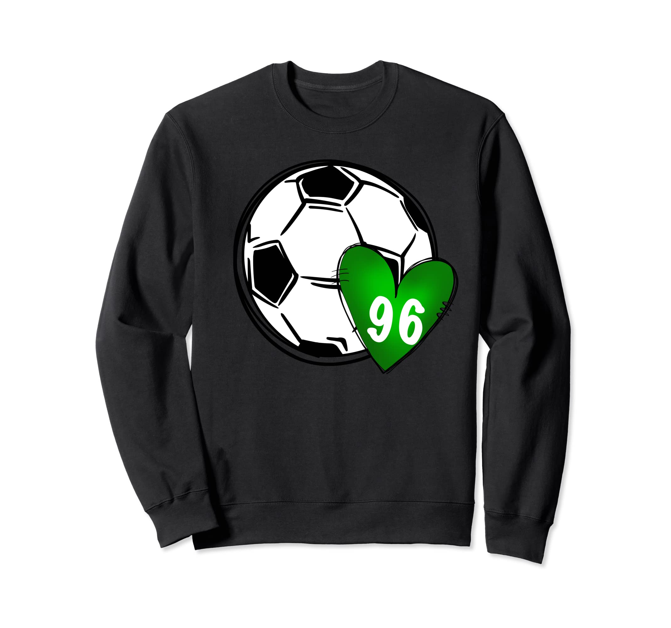 Womens Custom Soccer Mom Number 96 Sweatshirt - Streetwear Style Unisex