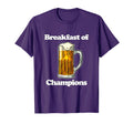 Beer Breakfast Champions Funny Novelty T-Shirt - Trendy Graphic Men Women