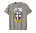 Island Football Soccer Jersey 2018 Iceland T-Shirt - Trendy Graphic Unisex