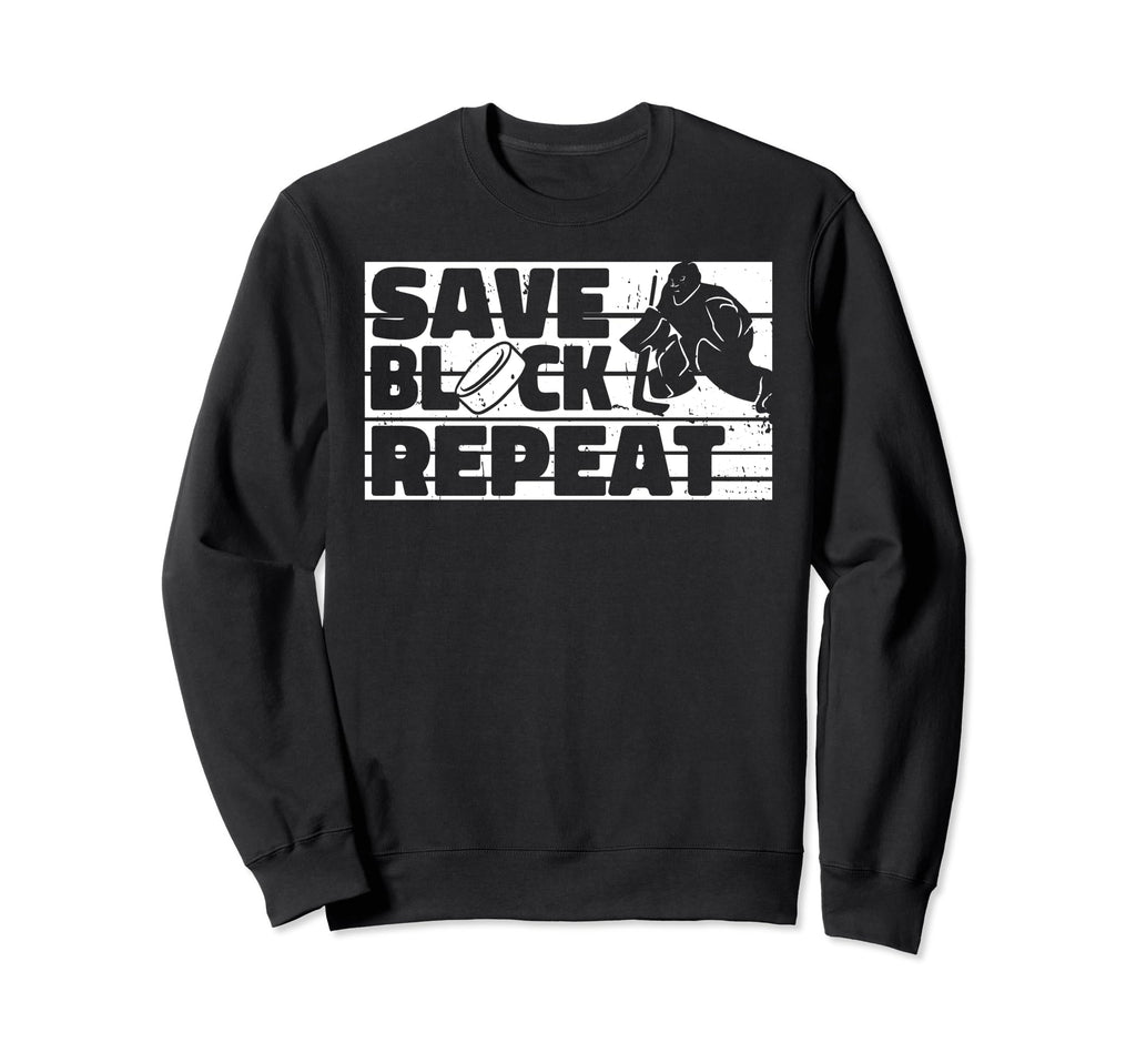 Hockey Goalkeeper Ice Hockey Goalie Sweatshirt - Graphic Print Unisex