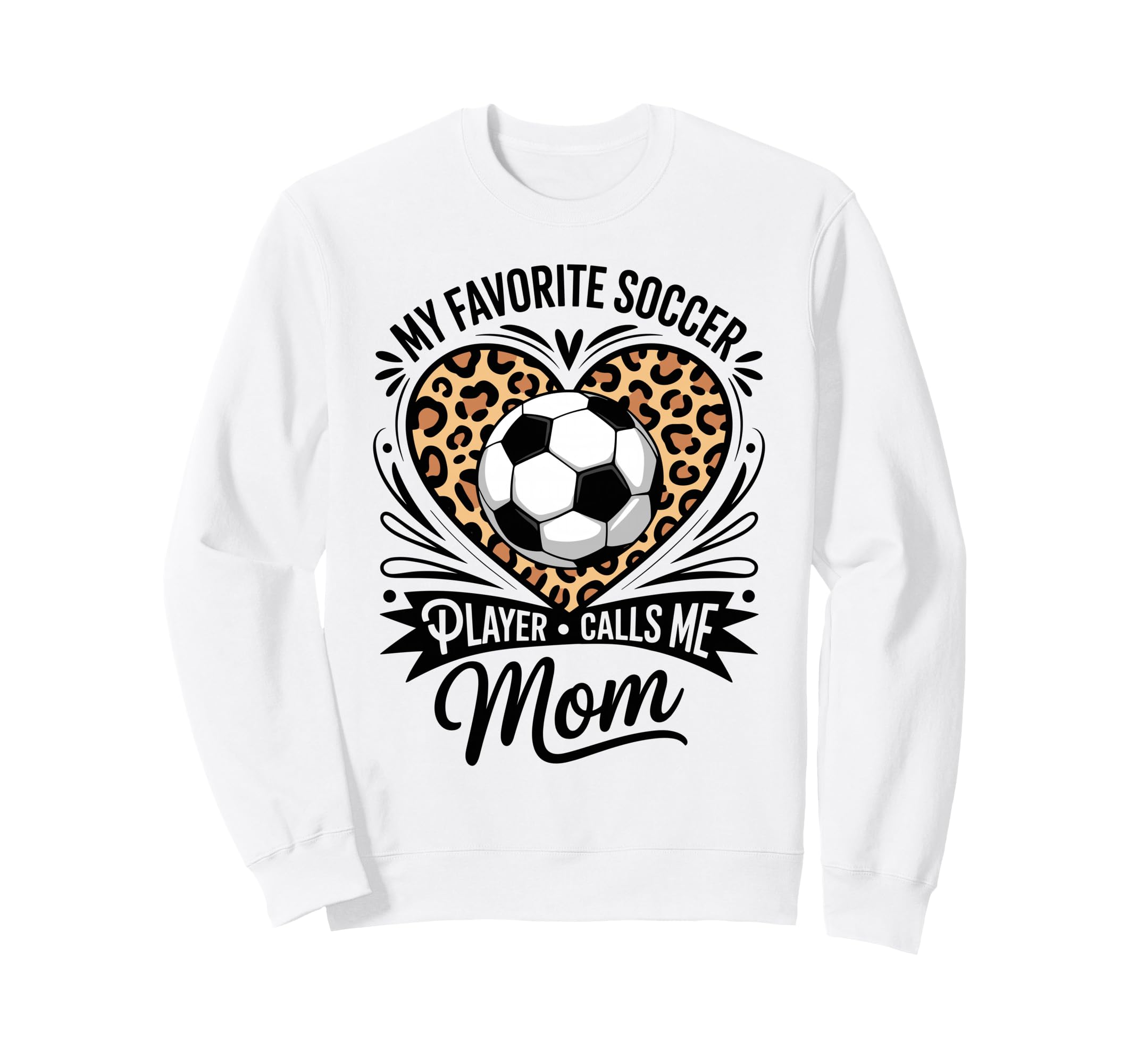 Womens Soccer Mom Mama Mothers Sweatshirt - Casual Everyday Wear Men Women