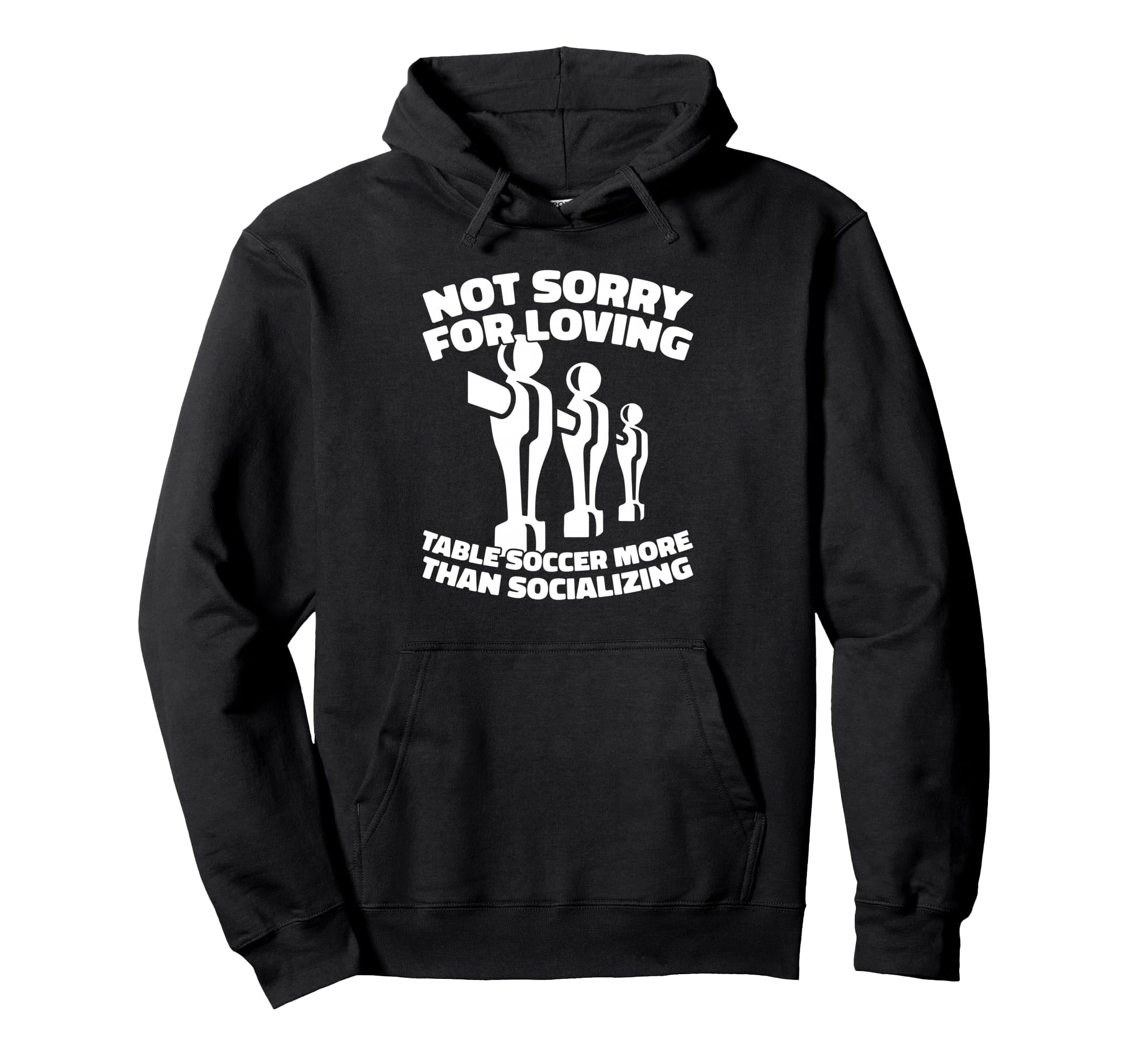 Foosball Kicker Table Soccer Hoodie - Casual Everyday Wear Unisex