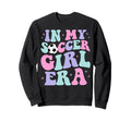 My Soccer Era Groovy Soccer Sweatshirt - Minimalist Print for Adults