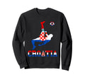 Croatian Pride Hrvatska Soccer Team Sweatshirt - Unique Graphic Men Women