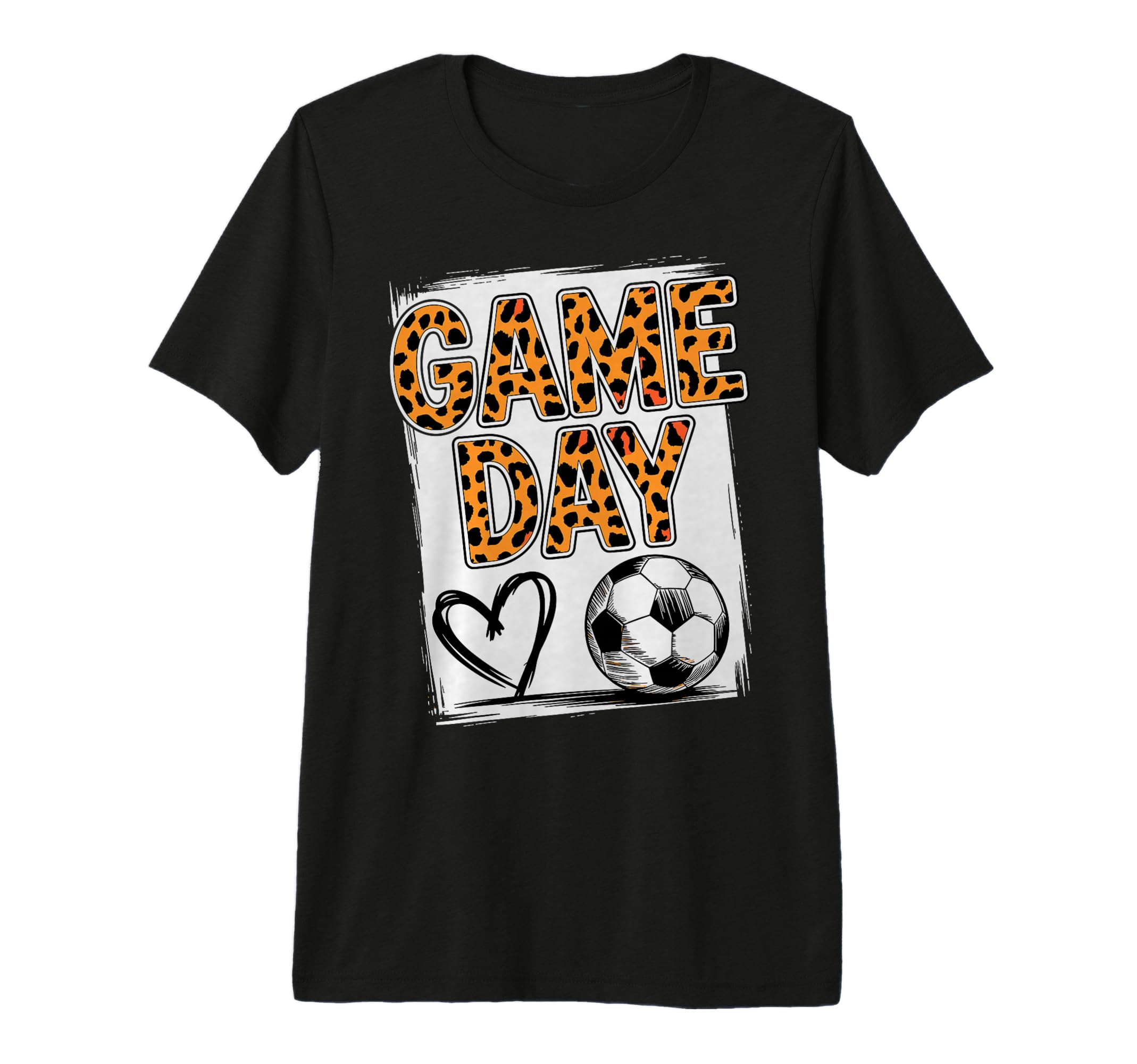 Game Day Soccer Player Fan Footbal T-Shirt - Graphic Print Men Women