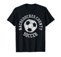 Nacogdoches County Soccer Distressed 90S T-Shirt - Minimalist Print Unisex