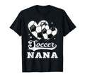 Soccer Heart Nana Soccer Player T-Shirt - Custom Art Print Men Women