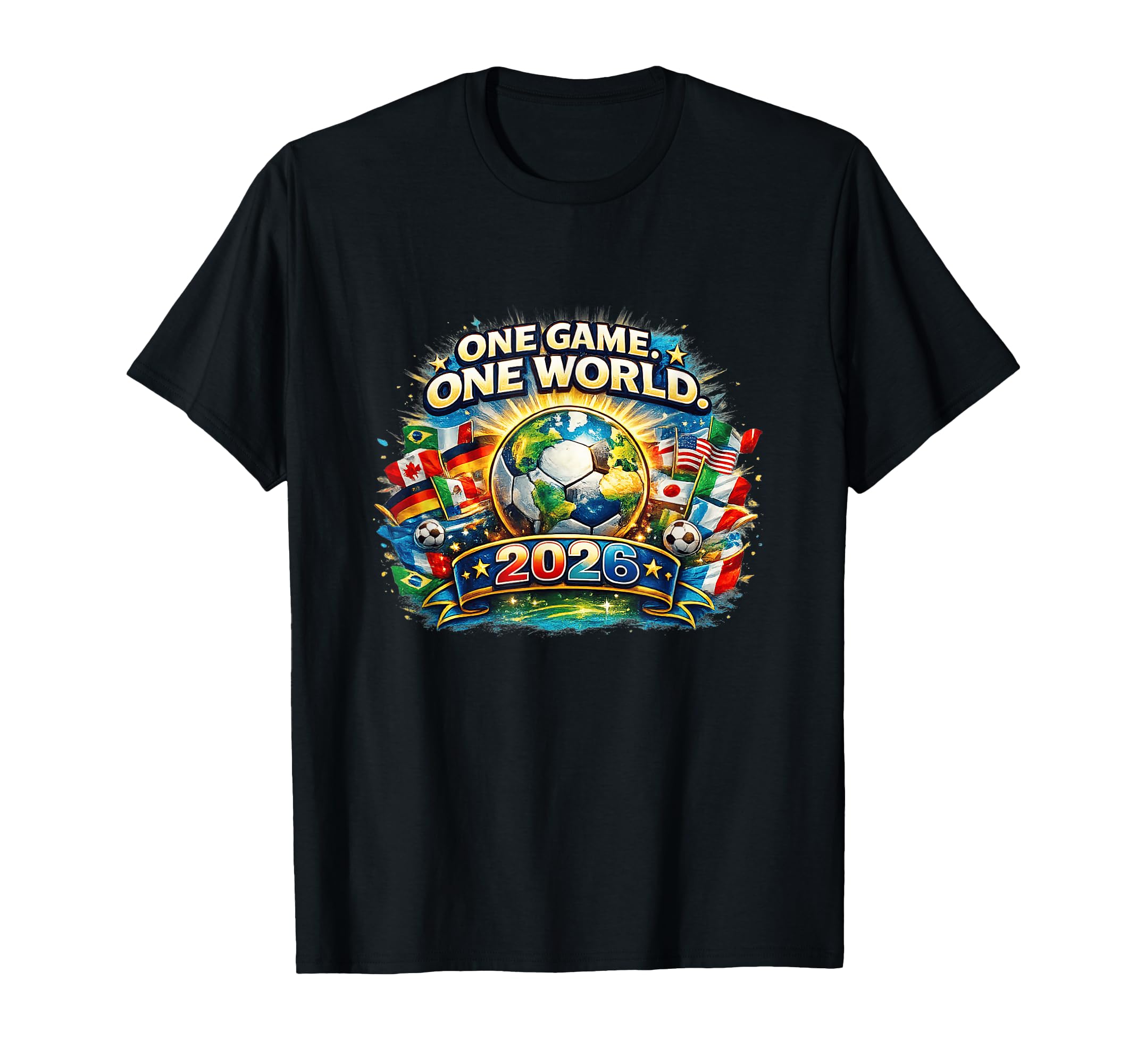 Global Soccer Fest 2026 North America T-Shirt - Trendy Graphic Men Women
