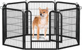 32 Inch Dog Playpen - 8 Panels Metal Pet Exercise Pen for Small-Medium Dogs, Indoor/Outdoor Dog Fence for Yard, Garden, Camping & RV Travel