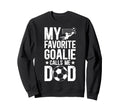 Proud Soccer Goalie Dad Soccer Keeper Sweatshirt - Custom Art Print Unisex