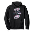 Soccer Day Gamer Night Soccer Gamer Hoodie - Fun Novelty Design Men Women