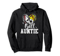 Ball Auntie Baseball Softball Soccer Hoodie - Custom Art Print for Adults