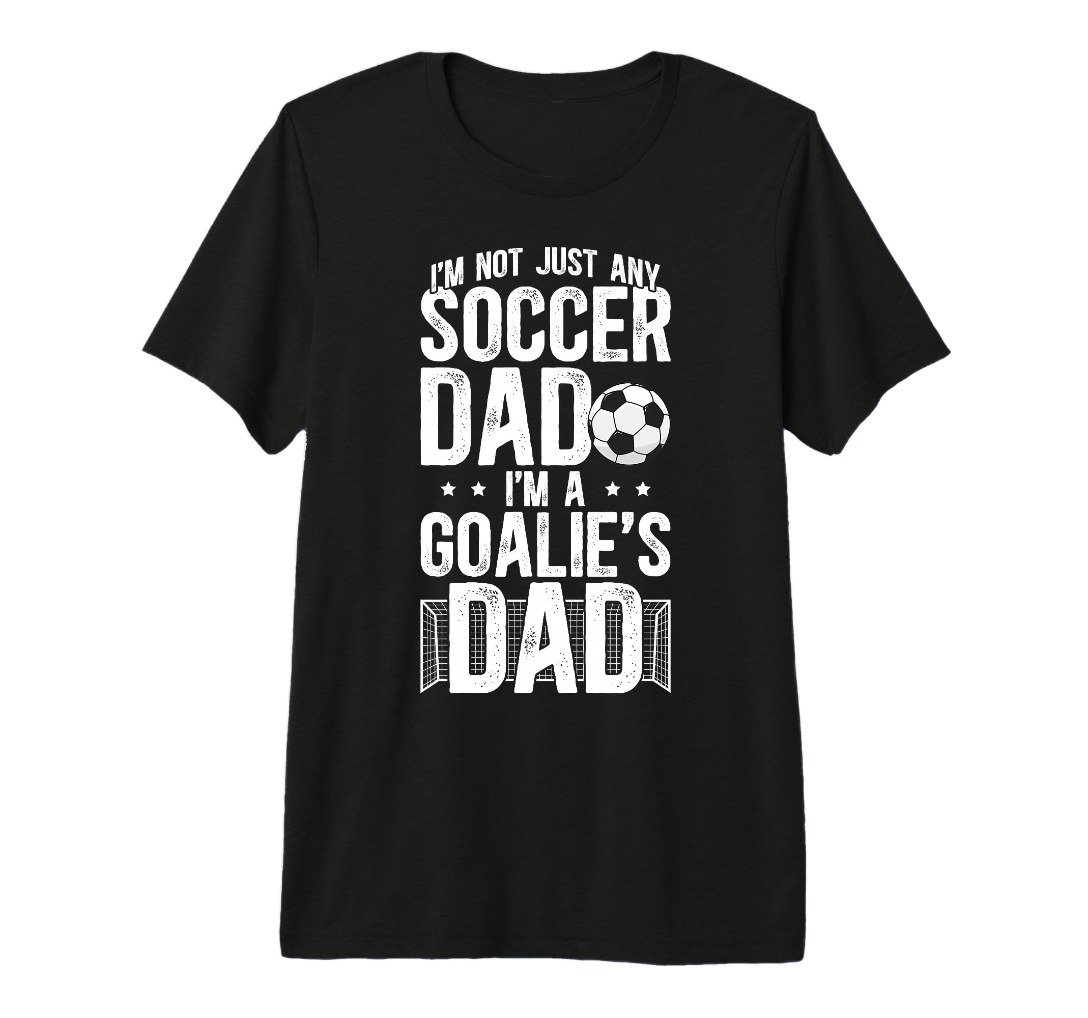 Mens Im Soccer Goalie Dad Soccer T-Shirt - Unique Graphic Unisex