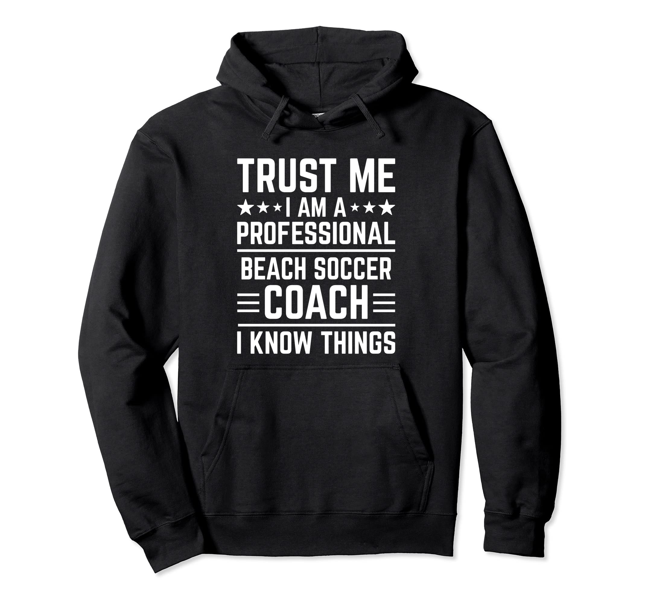 Professional Beach Soccer Coach Funny Hoodie - Streetwear Style Unisex