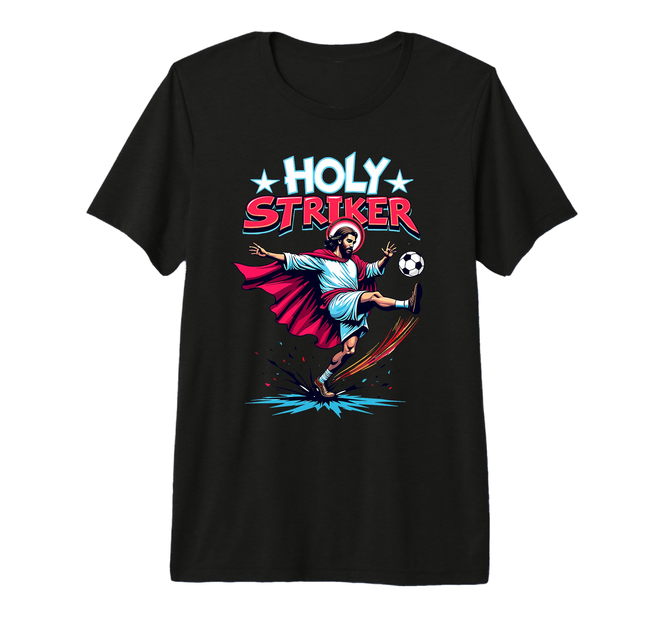 Holy Striker Easter Funny Jesus T-Shirt - Fun Novelty Design Men Women