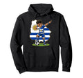 Uruguay Soccer Dab Flag Hoodie - Casual Everyday Wear Unisex