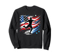 Usa Patriotic Soccer Lover Dad Sweatshirt - Aesthetic Graphic for Adults