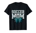 Soccer Mom Coquette Bow Mothers Day T-Shirt - Custom Art Print Men Women