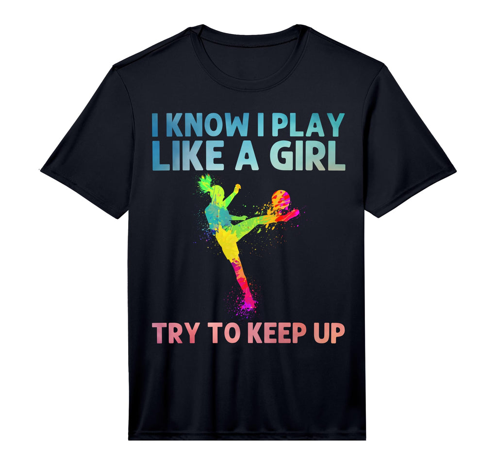 Funny Soccer Art Soccer Player T-Shirt - Casual Everyday Wear Men Women