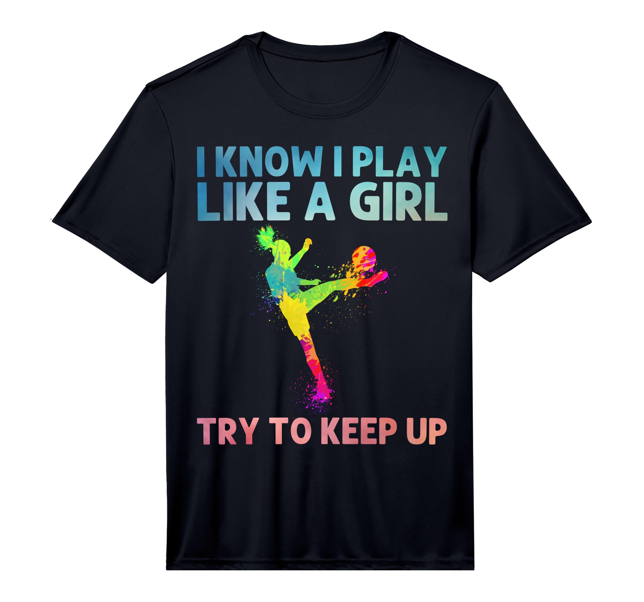 Funny Soccer Art Soccer Player T-Shirt - Casual Everyday Wear Men Women