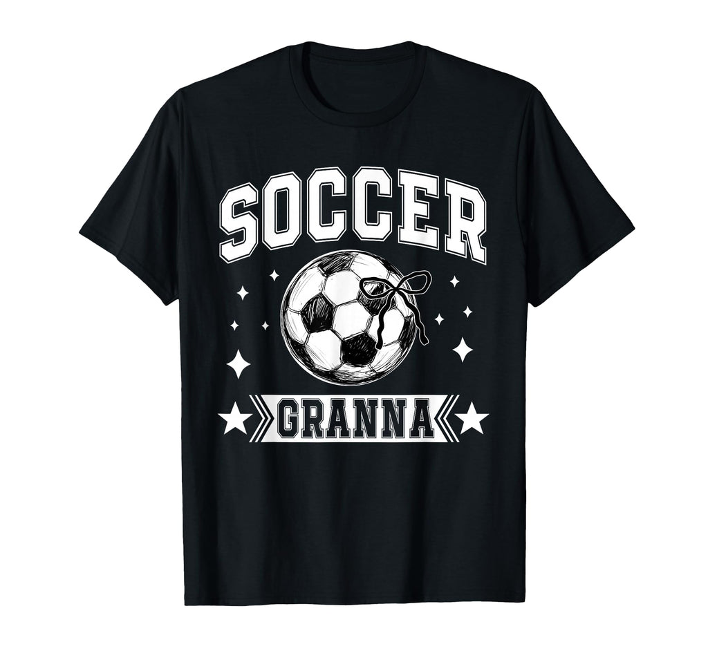 Coquette Bow Soccer Granna Soccer T-Shirt - Minimalist Print Men Women