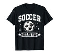 Coquette Bow Soccer Granna Soccer T-Shirt - Minimalist Print for Adults