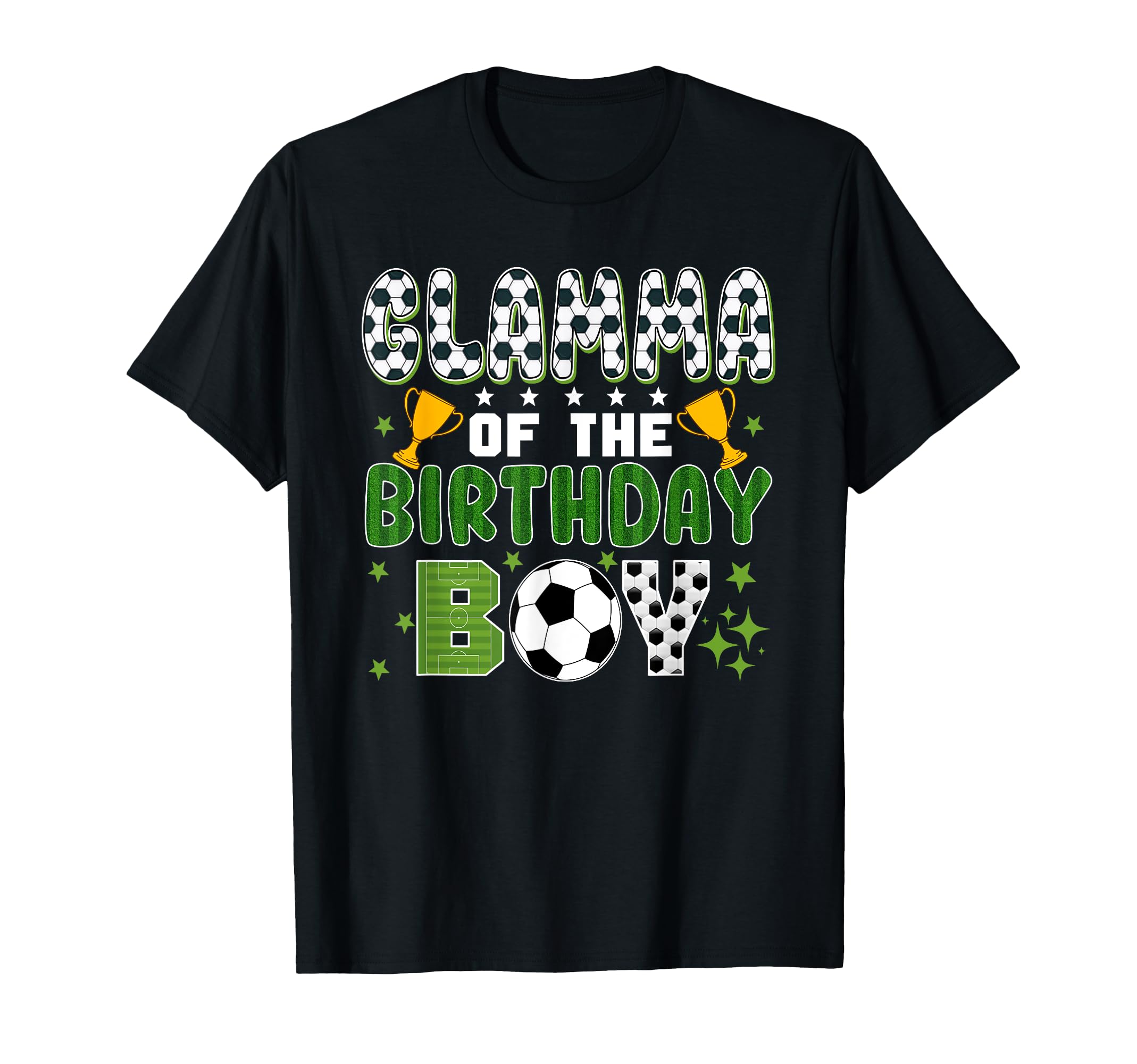 Glamma Birthday Soccer Group T-Shirt - Casual Everyday Wear Men Women