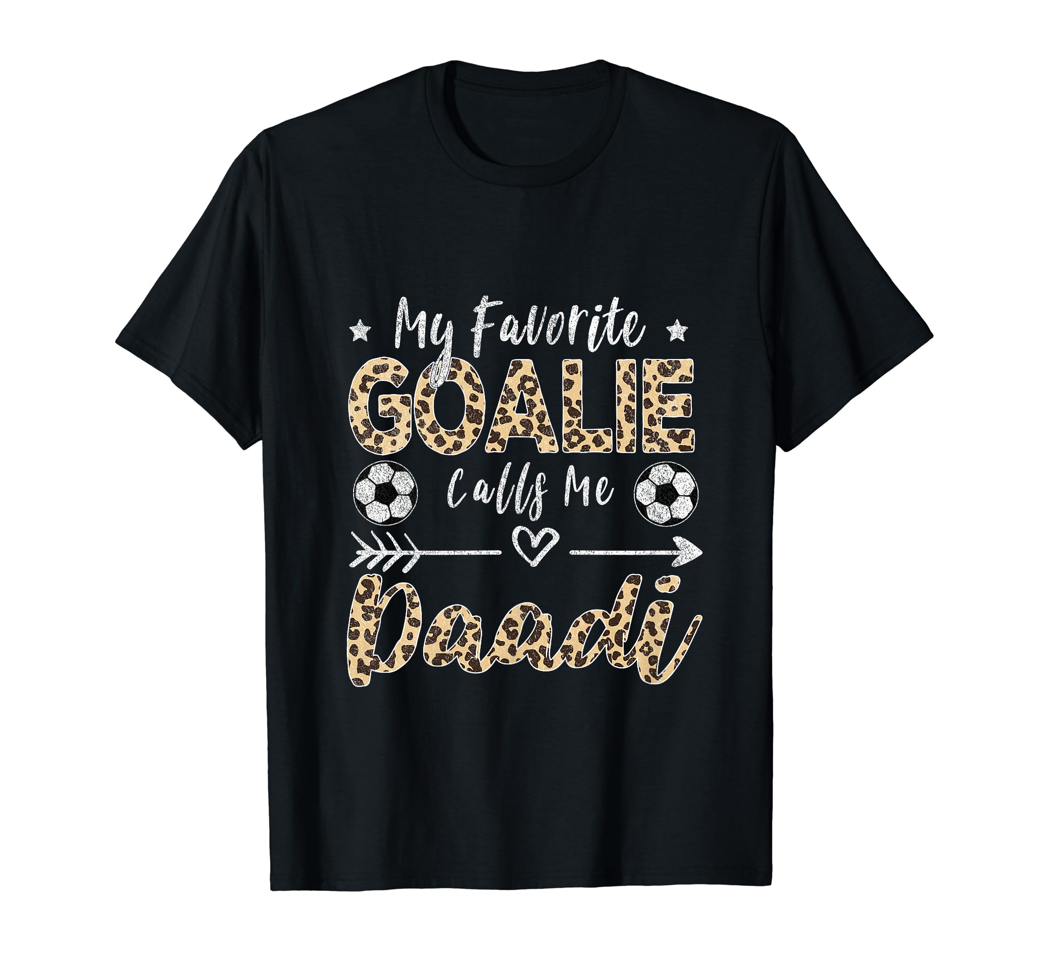 My Favorite Goalie Calls Me Daadi Indian T-Shirt - Minimalist Print Unisex