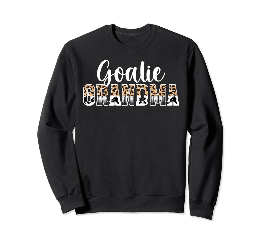 Ice Hockey Goalie Grandma Hockey Sweatshirt - Aesthetic Graphic for Adults