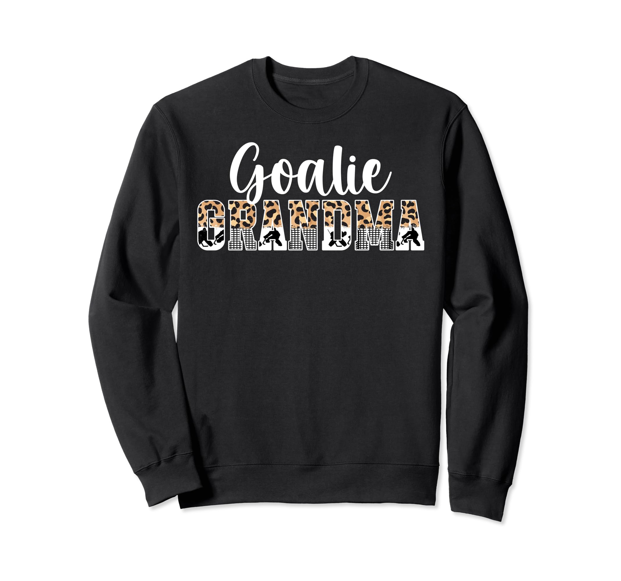Ice Hockey Goalie Grandma Hockey Sweatshirt - Aesthetic Graphic for Adults