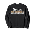 Ice Hockey Goalie Grandma Hockey Sweatshirt - Minimalist Print Unisex