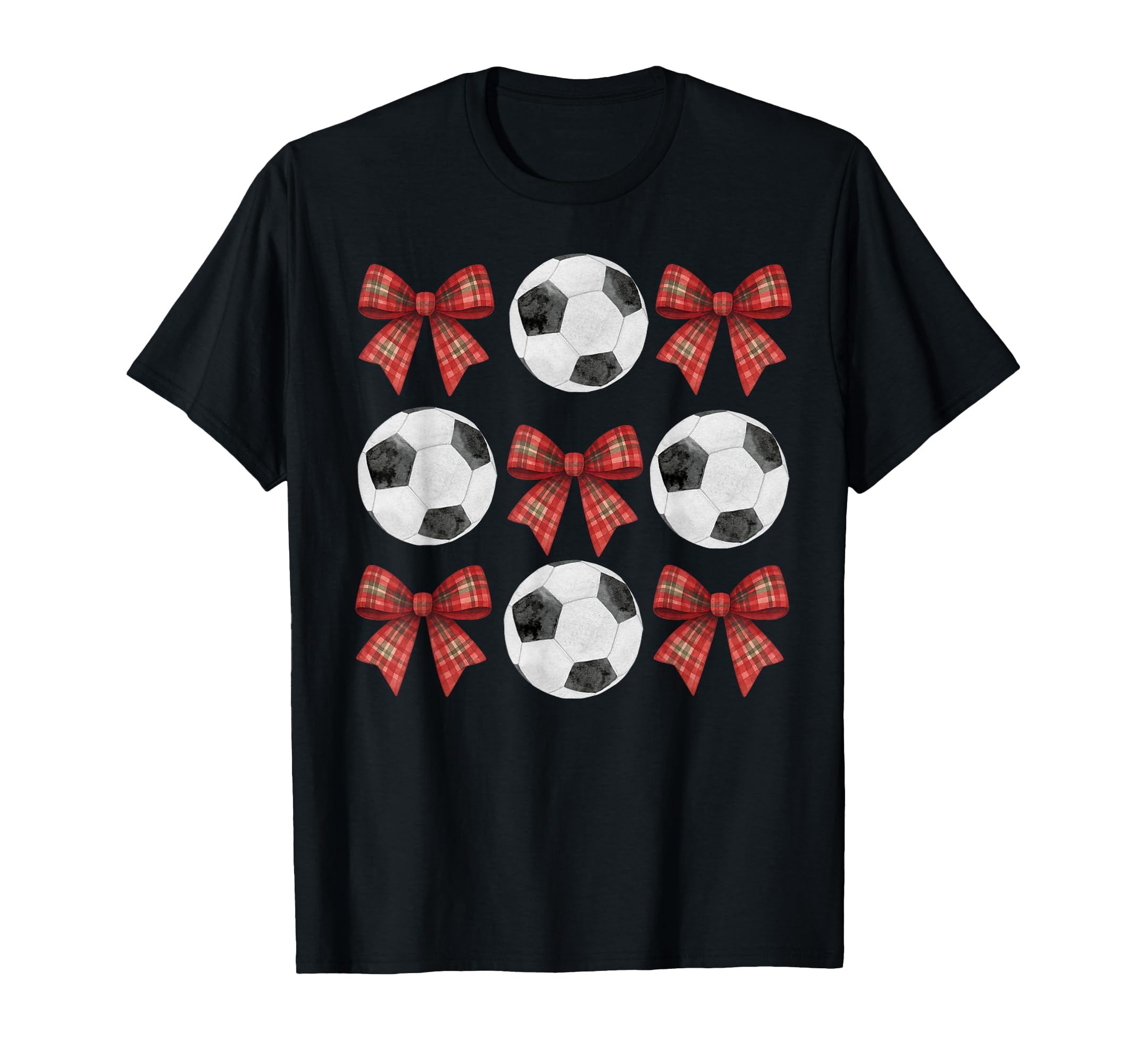 Soccer Mom Sister Coquette Teen Bow T-Shirt - Unique Graphic Men Women