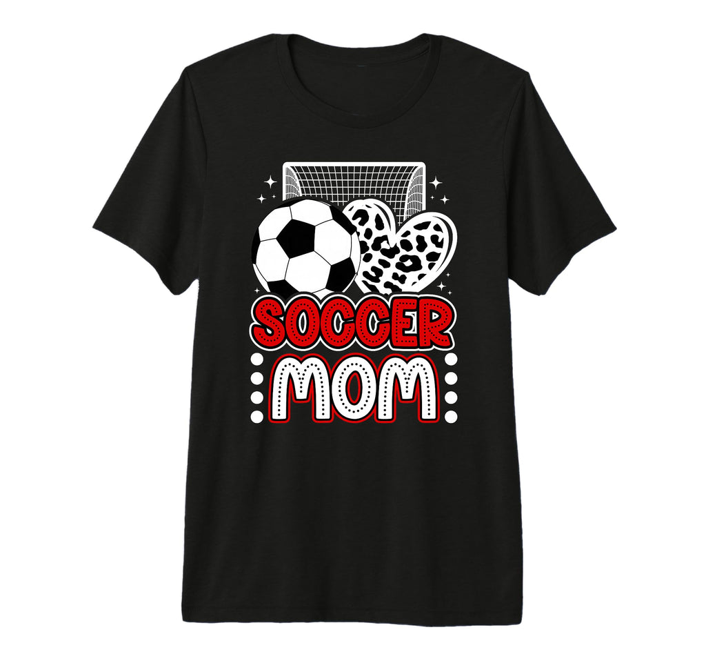 Soccer Mom Soccer Player Mother Heart T-Shirt - Streetwear Style Men Women