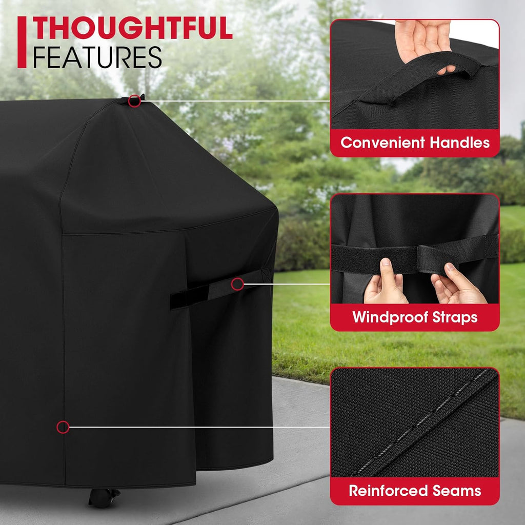 Unicook Grill Cover Compatible with Weber Summit 600 Series and Summit Smart Gas Grills, Heavy Duty Waterproof Outdoor BBQ Cover, Fade Resistant Gas Grill Protector, Compared to Weber 7109