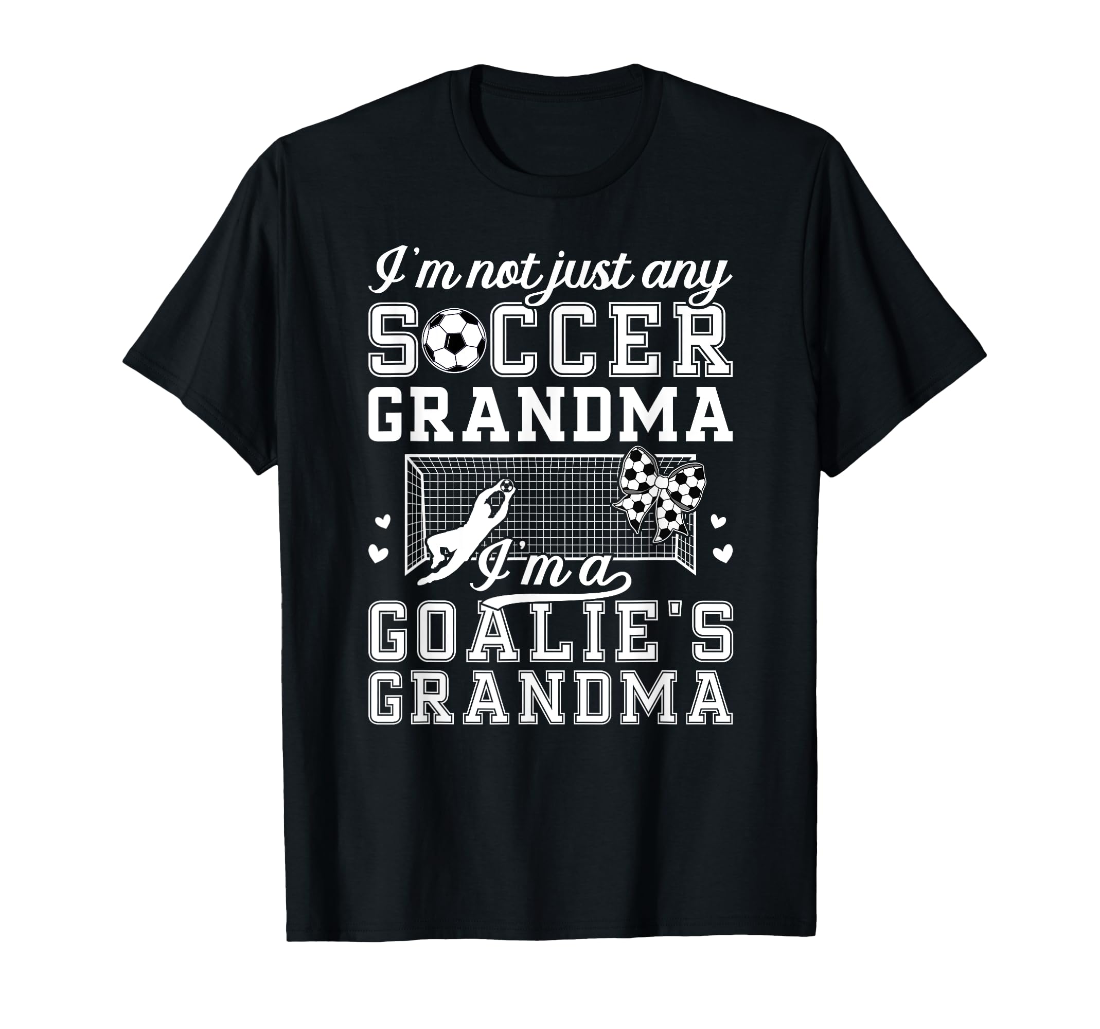 Im Soccer Goalie Grandma Soccer Keeper T-Shirt - Minimalist Print Unisex